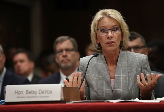 Betsy DeVos Wants to Upend Campus Rules on Sexual Assault, Calls Accused Rapists 